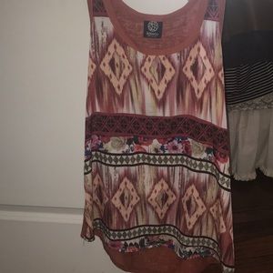 Patterned Tank Top